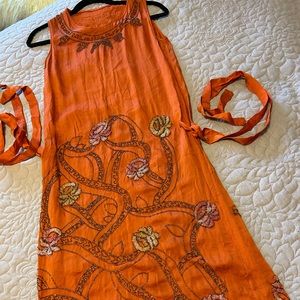 VINTAGE 1930’s elaborate beaded gown